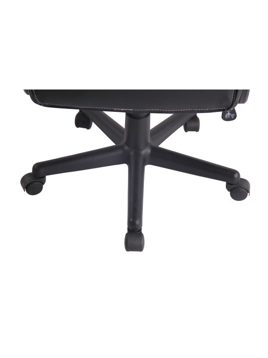 Chaise de bureau Elbing, noir/bleu