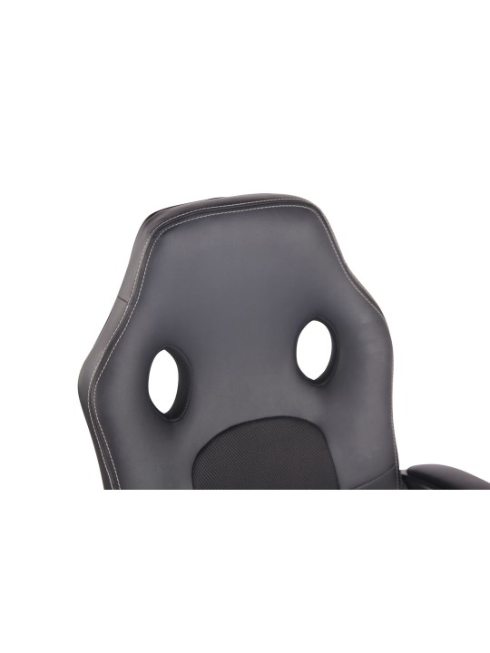 Chaise de bureau Elbing, noir/noir