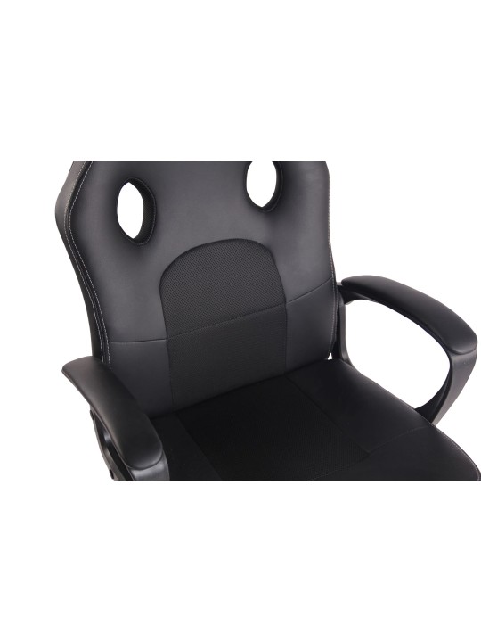 Chaise de bureau Elbing, noir/noir