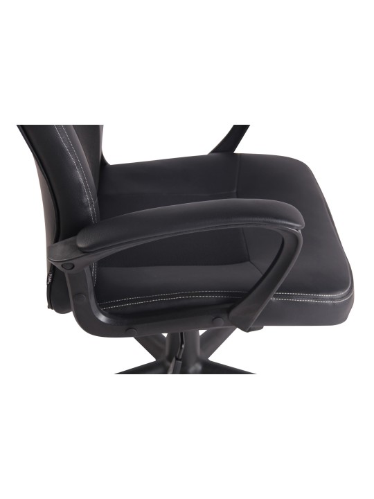 Chaise de bureau Elbing, noir/noir