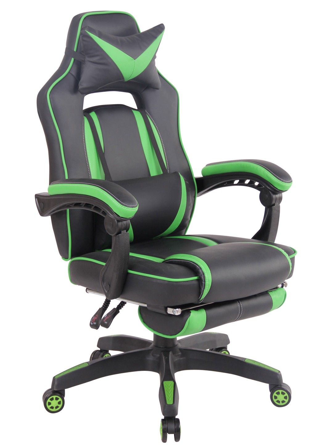 Chaise de bureau Chaleur, noir/vert