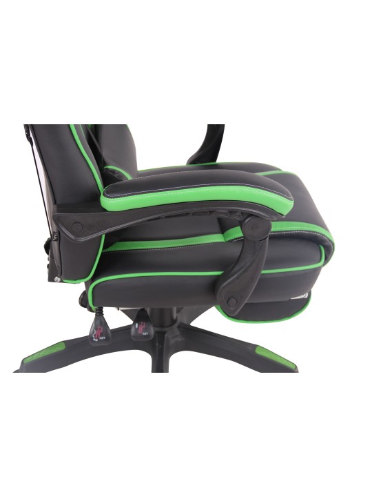 Chaise de bureau Chaleur, noir/vert