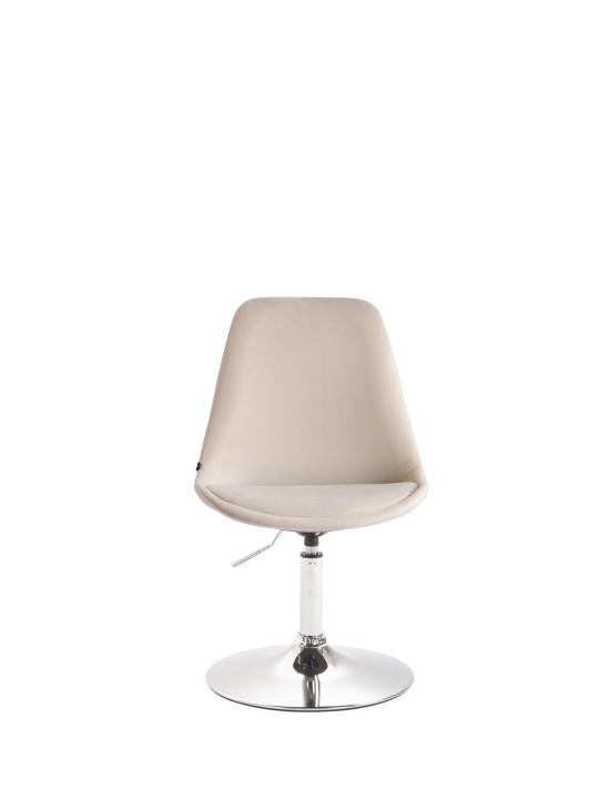 Chaise de salle à manger Maverick velours chrome, crème Chaise de salle à manger Maverick velours chrome, crème