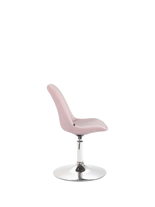 Chaise de salle à manger Maverick velours chrome, rose Chaise de salle à manger Maverick velours chrome, rose