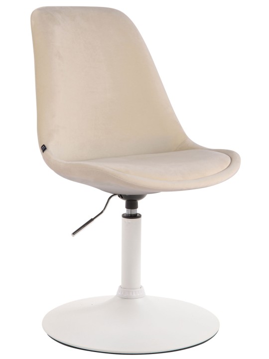 Chaise de salle à manger en velours Maverick, crème Chaise de salle à manger en velours Maverick, crème