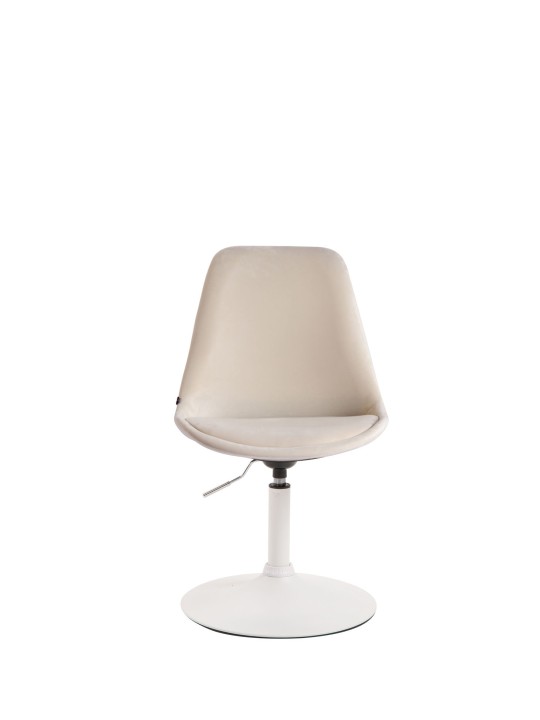 Chaise de salle à manger en velours Maverick, crème Chaise de salle à manger en velours Maverick, crème