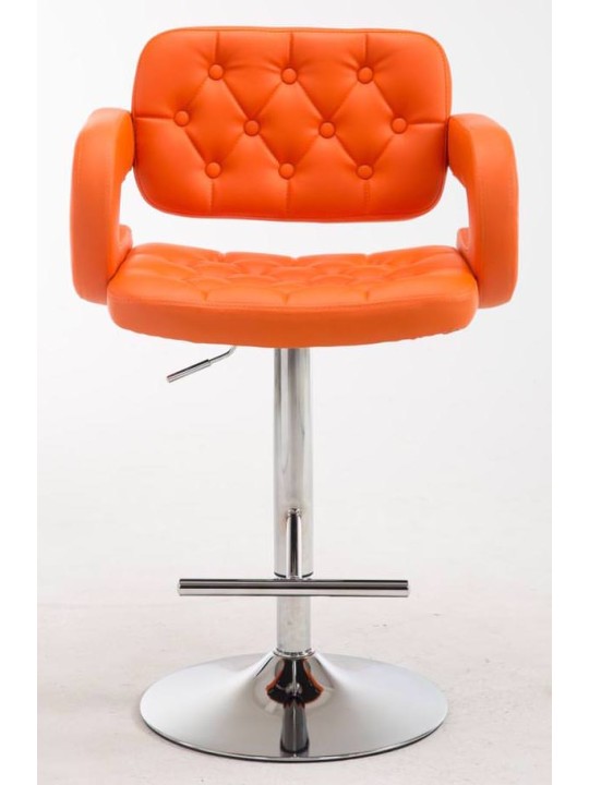 Lot de 2 tabourets de bar Dublin C, orange