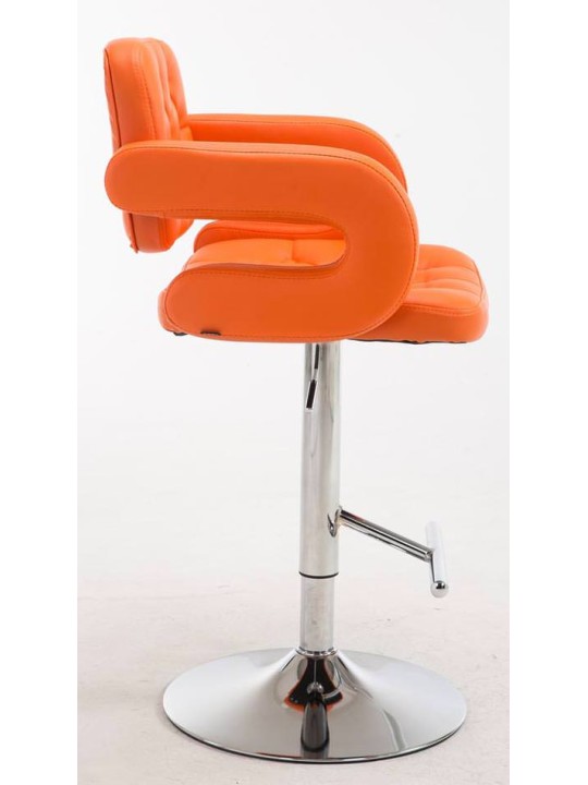 Lot de 2 tabourets de bar Dublin C, orange