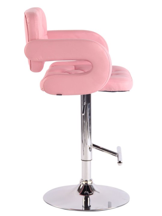 Lot de 2 tabourets de bar Dublin C, rose