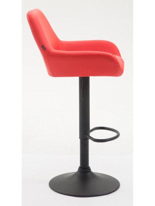 Lot de 2 tabourets de bar Braga simili cuir, rouge Lot de 2 tabourets de bar Braga simili cuir, rouge