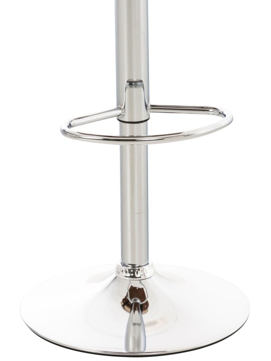 Tabouret de bar Sarnia simili cuir, noyer/noir Tabouret de bar Sarnia simili cuir, noyer/noir