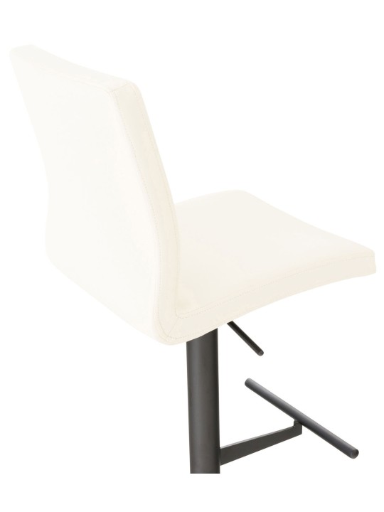 Tabouret de bar Cadiz simili cuir, crème Tabouret de bar Cadiz simili cuir, crème