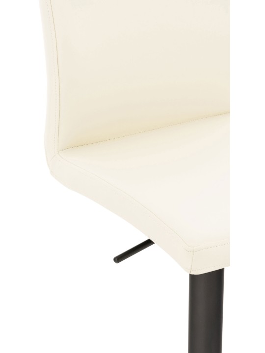 Tabouret de bar Cadiz simili cuir, crème Tabouret de bar Cadiz simili cuir, crème