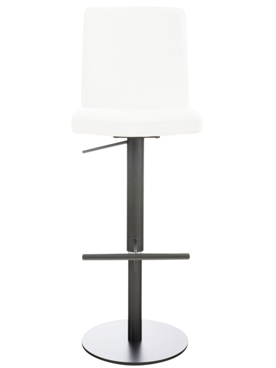 Tabouret de bar Cadiz simili cuir, blanc Tabouret de bar Cadiz simili cuir, blanc