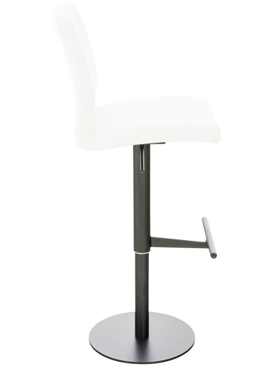 Tabouret de bar Cadiz simili cuir, blanc Tabouret de bar Cadiz simili cuir, blanc