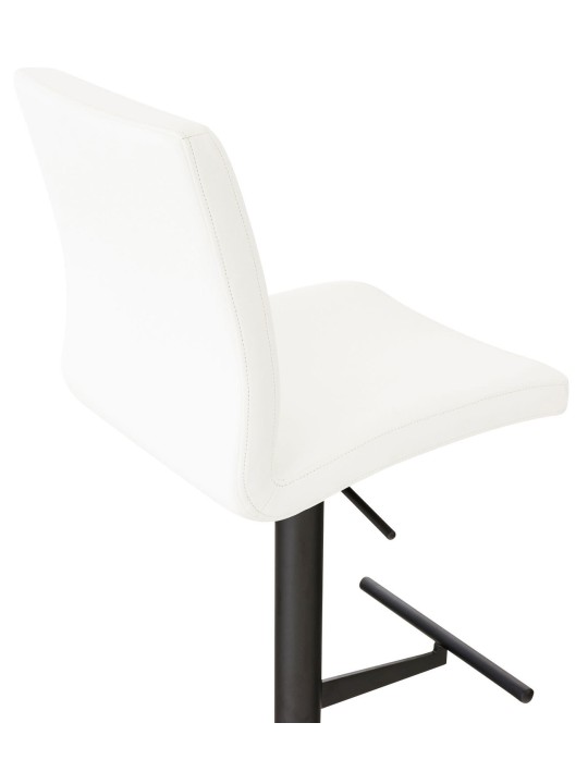 Tabouret de bar Cadiz simili cuir, blanc Tabouret de bar Cadiz simili cuir, blanc