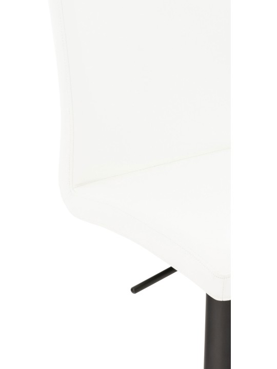 Tabouret de bar Cadiz simili cuir, blanc Tabouret de bar Cadiz simili cuir, blanc
