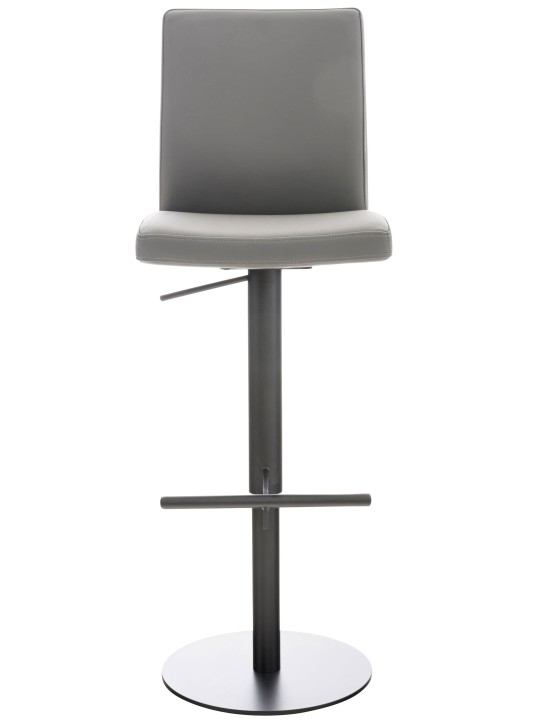 Tabouret de bar Cadiz simili cuir, gris Tabouret de bar Cadiz simili cuir, gris