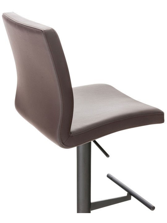 Tabouret de bar Cadiz simili cuir, brun Tabouret de bar Cadiz simili cuir, brun
