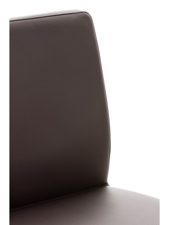 Tabouret de bar Cadiz simili cuir, brun Tabouret de bar Cadiz simili cuir, brun