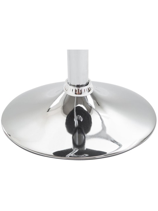 Lot de 2 tabourets de bar Lazio simili cuir C, noir