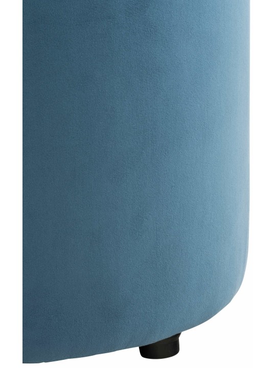 Tabouret Pantin velours, bleu Tabouret Pantin velours, bleu