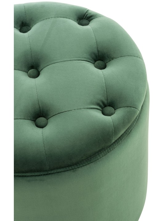 Tabouret Pantin velours, vert Tabouret Pantin velours, vert