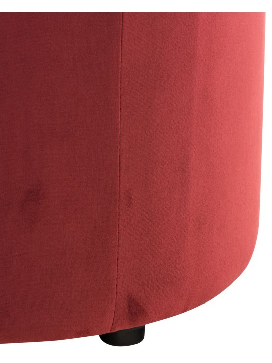 Tabouret Pantin velours, rouge Tabouret Pantin velours, rouge