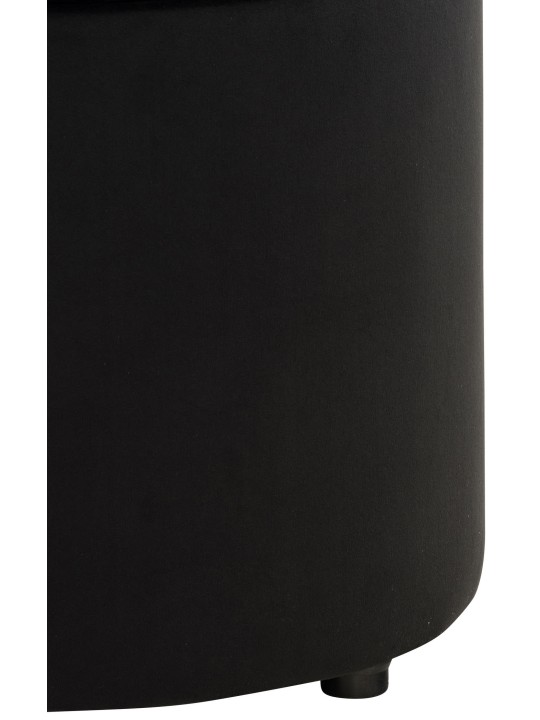 Tabouret Pantin velours, noir Tabouret Pantin velours, noir