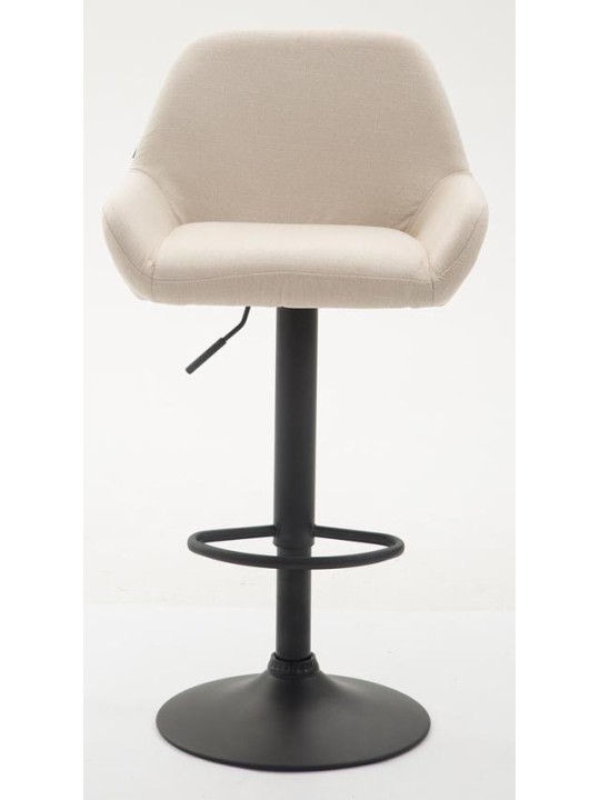 Tabouret de bar Braga tissu B, crème