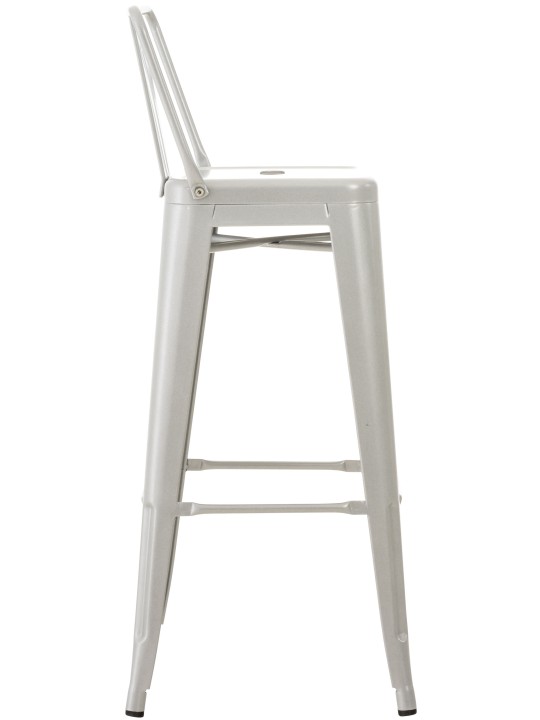 Tabouret de bar Mason, argent