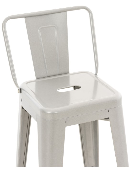 Tabouret de bar Mason, argent