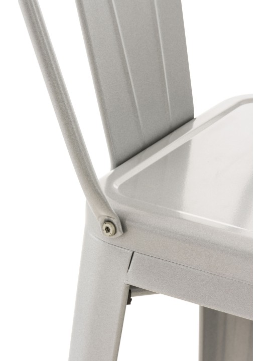 Tabouret de bar Mason, argent