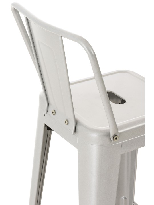 Tabouret de bar Mason, argent