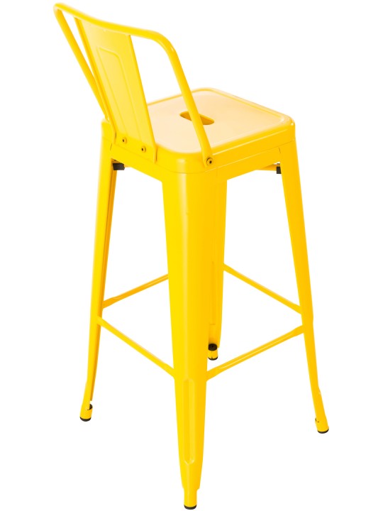 Lot de 2 tabourets de bar Mason, jaune