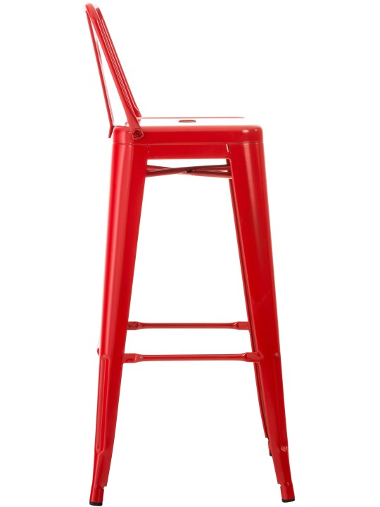 Lot de 2 tabourets de bar Mason, rouge