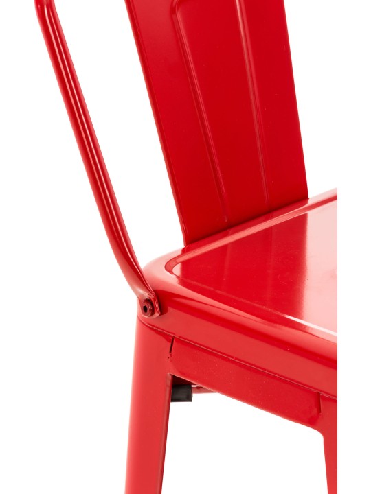 Lot de 2 tabourets de bar Mason, rouge