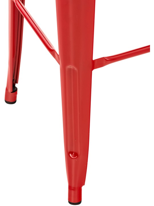 Lot de 2 tabourets de bar Mason, rouge