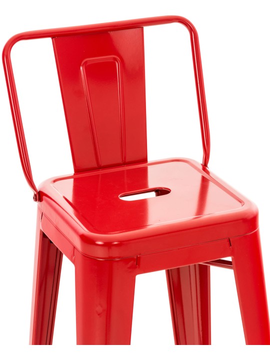 Lot de 4 tabourets de bar Mason, rouge Lot de 4 tabourets de bar Mason, rouge