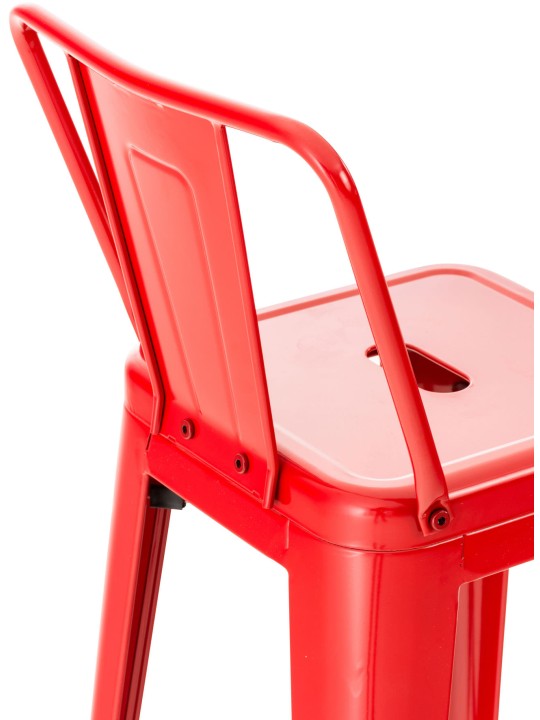 Lot de 4 tabourets de bar Mason, rouge Lot de 4 tabourets de bar Mason, rouge