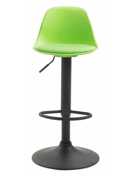 Lot de 2 tabourets de bar Kiel plastique, vert