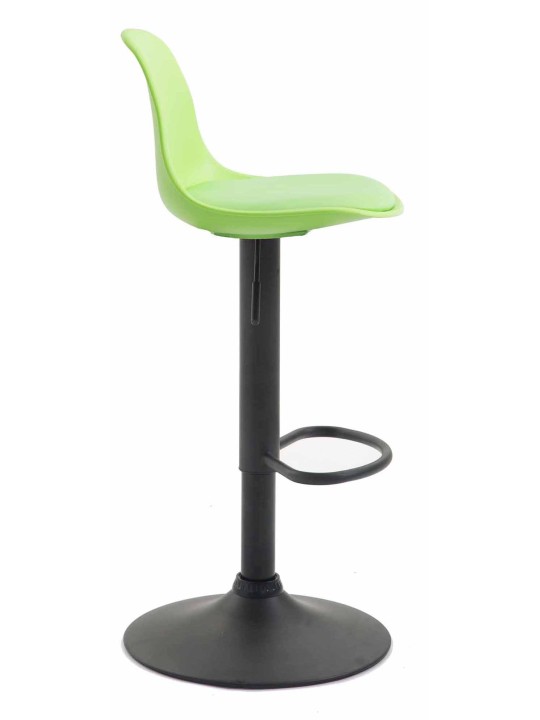 Lot de 2 tabourets de bar Kiel plastique, vert
