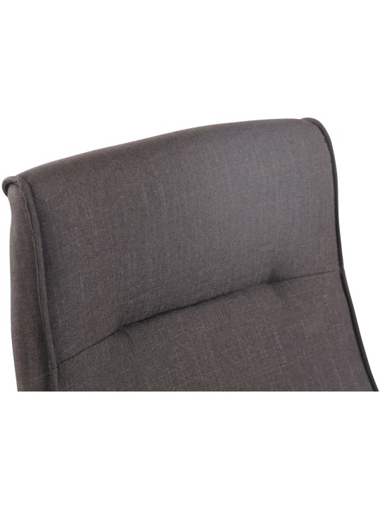 Chaise de bureau en tissu Portland avec fonction massage, gris foncé Chaise de bureau en tissu Portland avec fonction massage, gris foncé