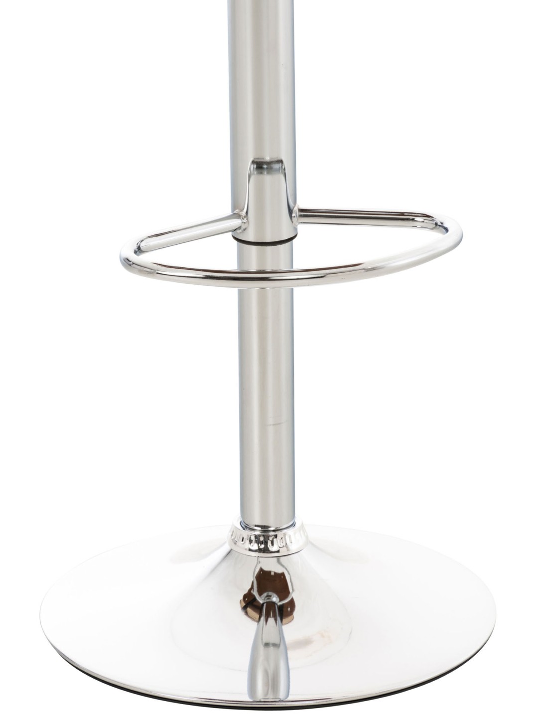 Lot de 2 tabourets de bar Sarnia simili cuir, noyer/noir