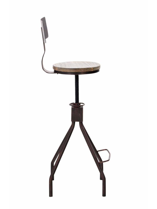 Lot de 2 tabourets de bar Elko, bronze