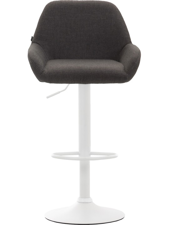 Tabouret de bar Braga tissu, gris foncé