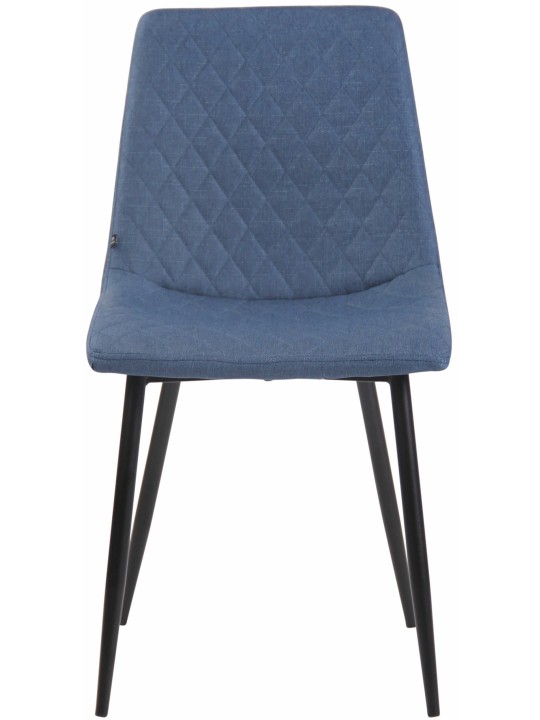 Chaise Telde tissu, bleu