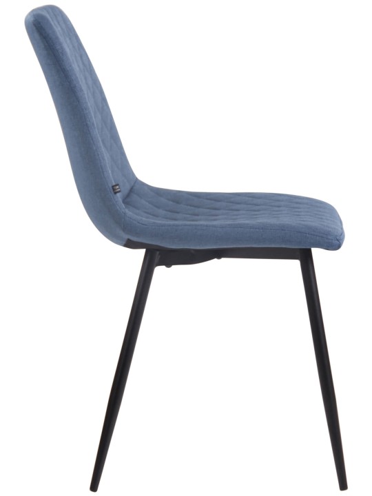 Chaise Telde tissu, bleu