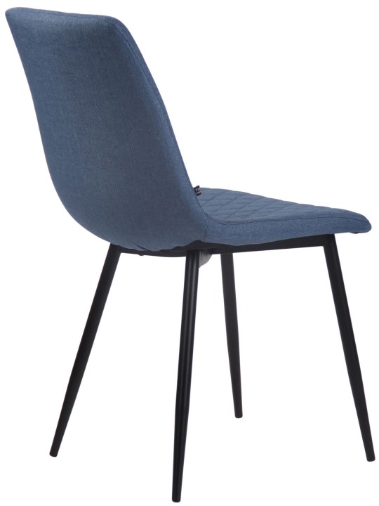 Chaise Telde tissu, bleu