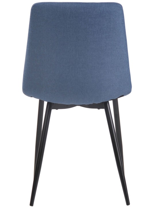 Chaise Telde tissu, bleu